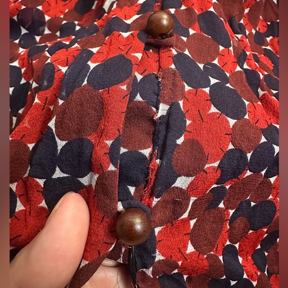 Diane Von Furstenberg Kourtni 100% Silk Chiffon Shift Dress Size 8 - Picture 15 of 15